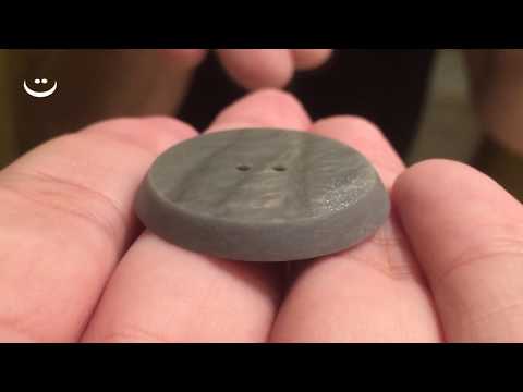 Handmade button making process - Georgian Buttonball