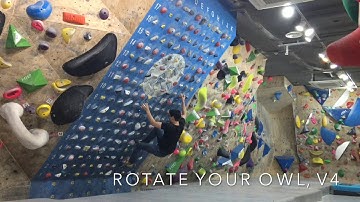 ROTATE YOUR OWL, Benchmark V4, MoonBoard Masters 2017
