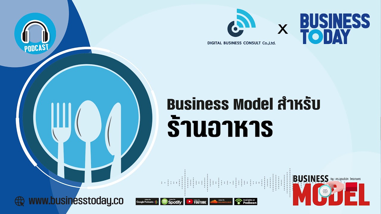 รูปแบบแผนธุรกิจ  Update New  Business Model สำหรับ ร้านอาหาร