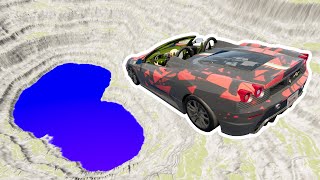 Poniendo los autos a prueba: saltos que desafían a la muerte en BeamNG.drive #826 screenshot 1