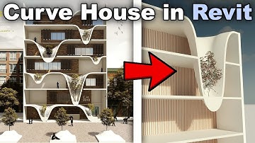 Curve House Facade in Revit Tutorial