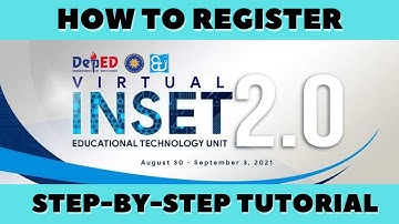 HOW TO REGISTER/ENROLL IN DEPED VIRTUAL INSET 2.0