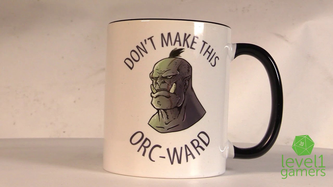 11 Oz Orc-Ward Mug 360 Rotation Video By Level1Gamers.