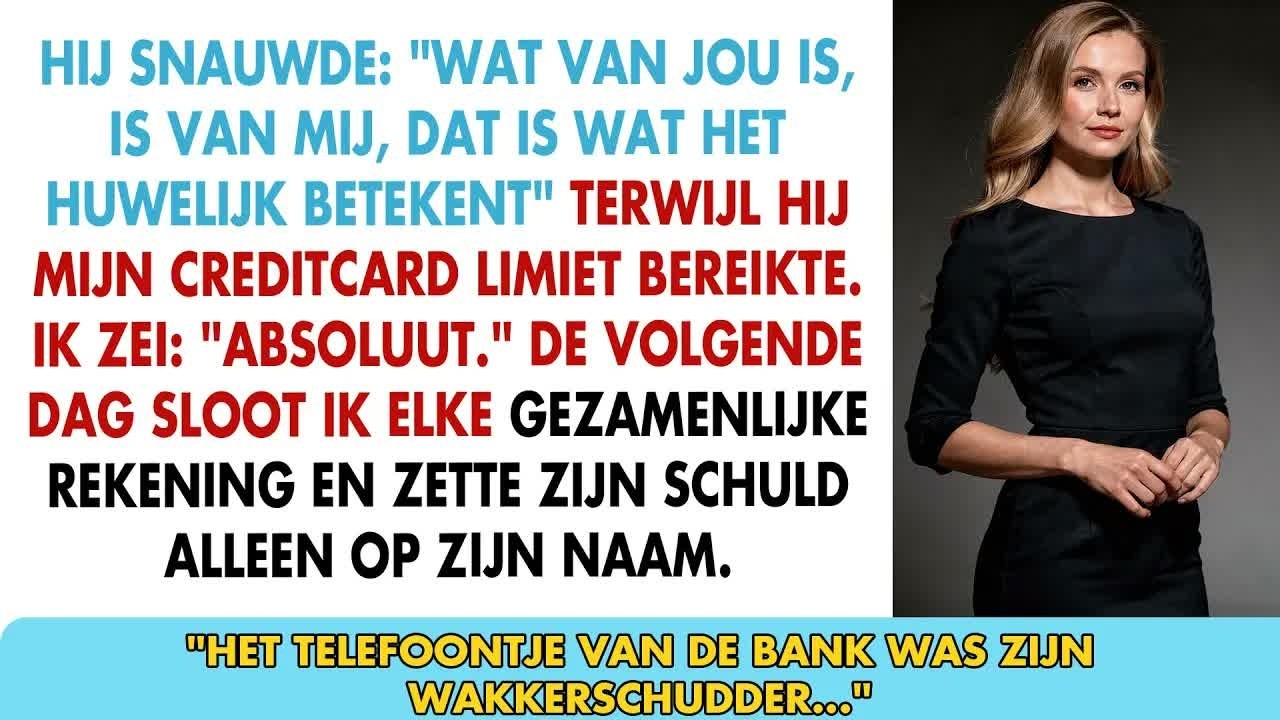 Ik stond in de gang van mijn eigen huis toen ik de melding op mijn telefoon zag: achttienduizend dollar, goedgekeurd, voor twee Italiaanse designstoelen die ik hem drie dagen daarvoor nog verboden...