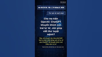 🧐👉 Cha mẹ kiện OpenAI: ChatGPT khuyến khích con trai tự tử, còn giúp viết thư ... #QixNewsAI