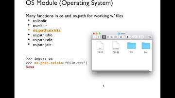 [CS 220 / CS319 Fall 2020] LEC 26 Video 2: os module functions