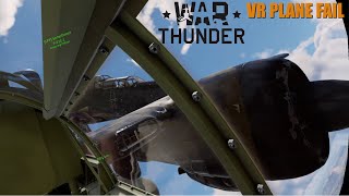 Hilarious VR Plane Fail (Warthunder in VR)