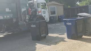 Frontier Waste Solutions: Peterbilt 520 Mcneilus ZR #5083 on late trash PT2