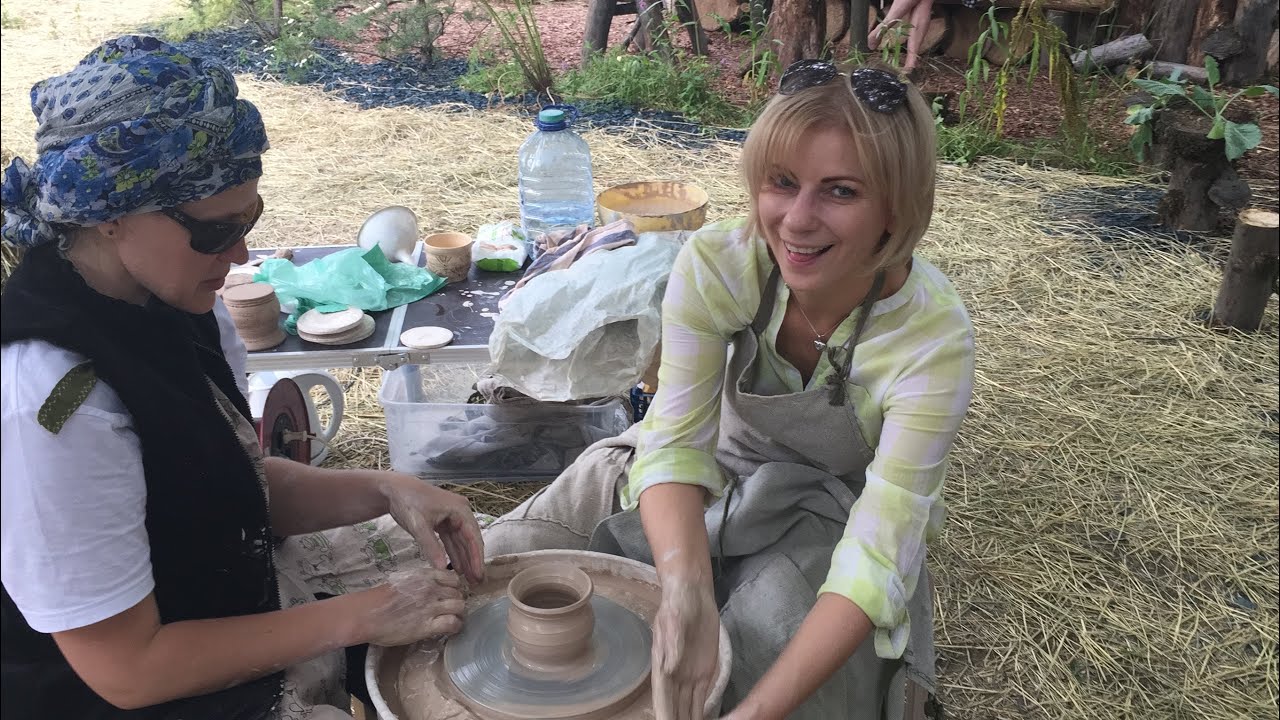 Мастер класс по гончарному мастерству. - YouTube