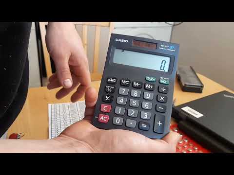 Battery replacement on casio solar powered calculator.