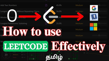 Zero ⭕ to Hero 💯 | How to use leetcode effectively | Tamil | DK - Software World