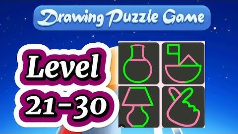 Drawing puzzle game L.21-30 #puzzlegame #drawinggames