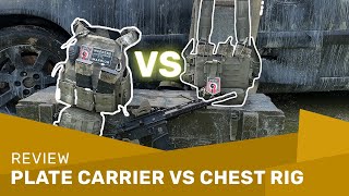Plate Carrier vs Chest Rig (für Paintball und Airsoft) german