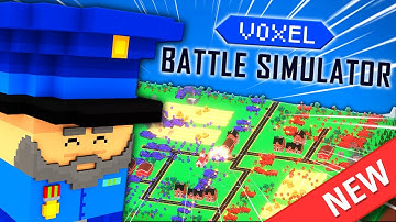 NEW Battle Simulator Game!? Voxel Battle Simulator Gameplay Review