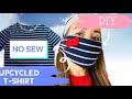 NO SEW, NO ELASTICS, WITH POCKET FOR FILTER / 5 MINUTE DIY FACE MASK TUTORIAL /ADULT & CHILD SIZES