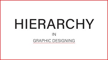 Hierarchy Class #11 - Visual element of Graphic Design - Graphical academy