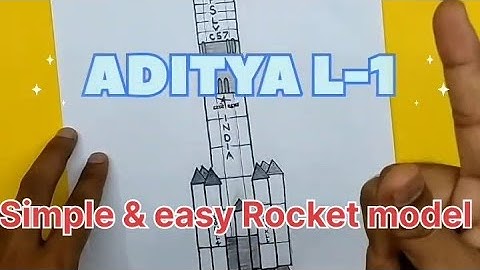 Aditya L1 (suryayan) working model | Chandrayaan project for school | Rocket model school project