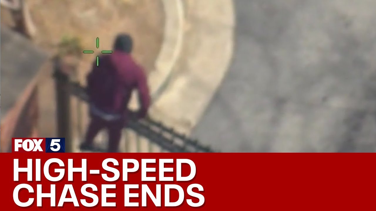 High-speed chase ends in dramatic arrest | FOX 5 News - YouTube