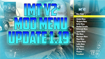 IMT V2 BO2 GSC Mod Menu 1.19 Update