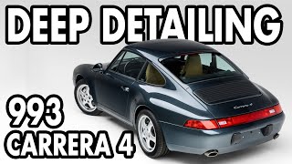 DEEP Porsche 993 Carrera 4 DETAILING - Dry Ice Cleaning & Paint Correction