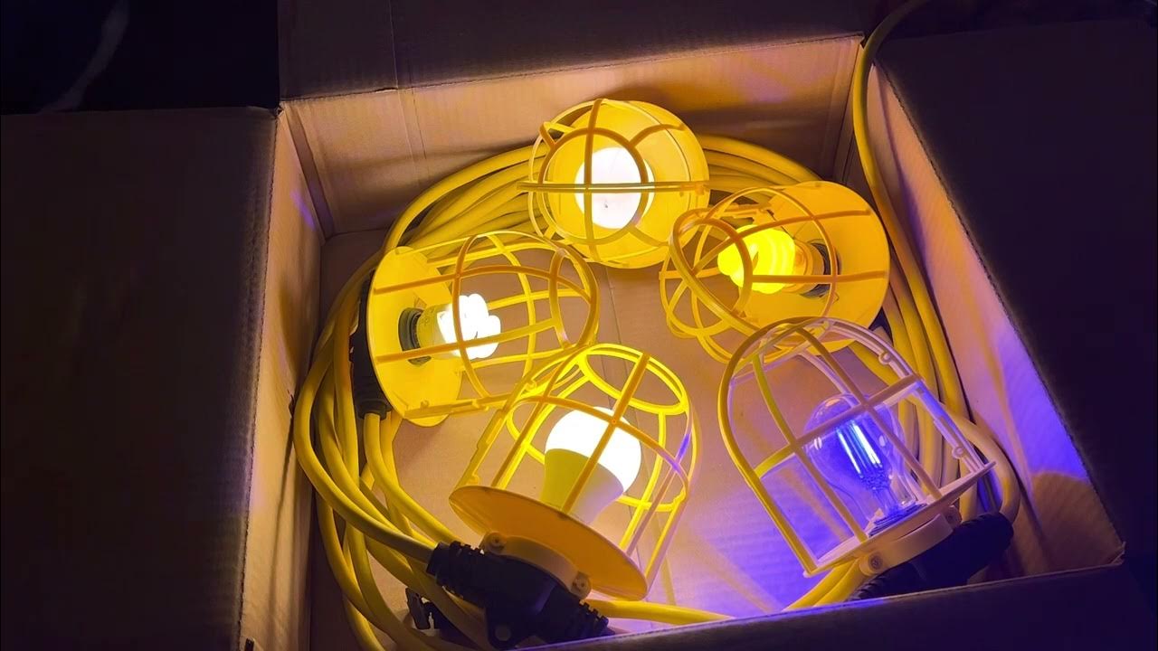 Harbor freight construction string lights YouTube