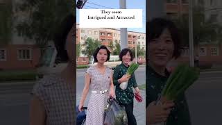 North Korean women see a foreigner for the first time… 👀😳 #northkorea  #cultureshock #viralmoment