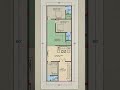20'X 60' House plan #Autocad #civil #home