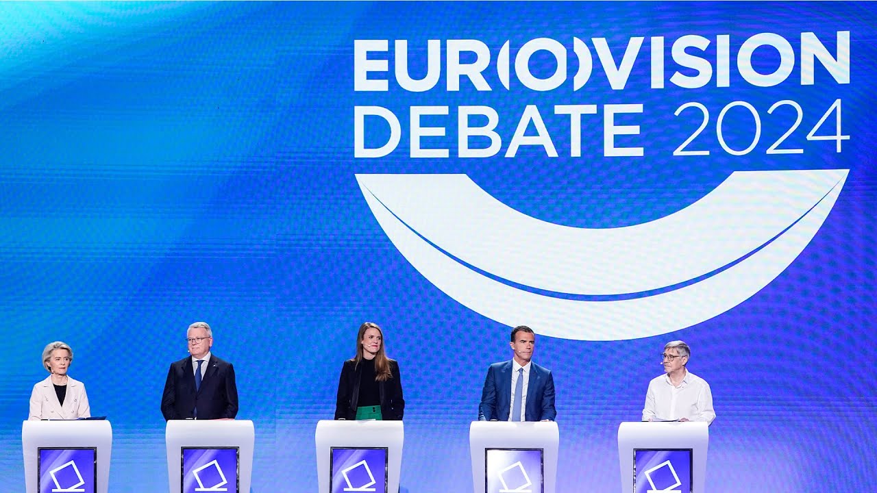 Don't miss the 2024 Eurovision debate between lead candidates for the Commission presidency
