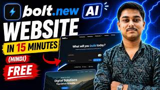 Bolt.new AI Tutorial for Beginners 🔥| Build a Professional Website in 15 Minutes