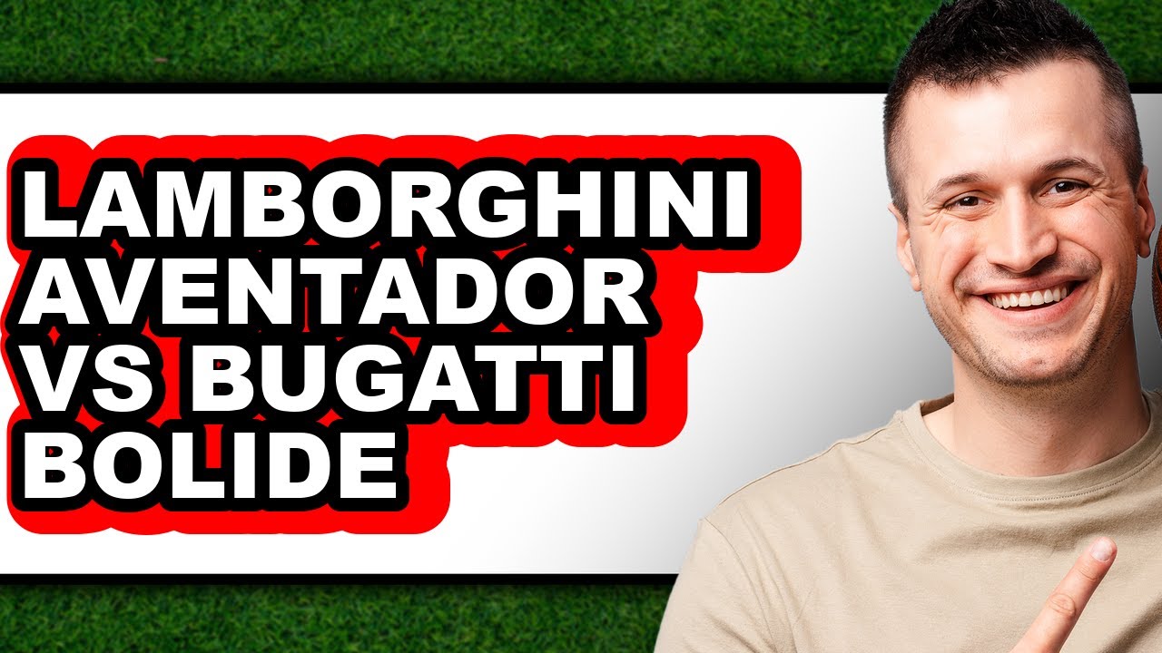 Lamborghini Aventador vs Bugatti Bolide - Full Comparison - YouTube