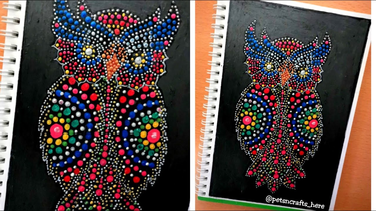 DOT PAINTING ART - STEP BY STEP TUTORIAL 