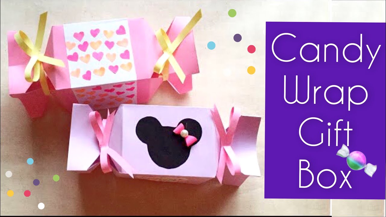 Cute gift ideas/Diy cute gift box with paper/Paper candy box easy/How to  Make Paper Chocolate box 