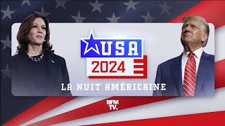 Bfmtv Générique Usa 2024, La Nuit Américaine - Kamala Harris Donald Trump Novembre 2024