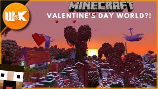 VALENTINES DAY WORLD in MINECRAFT? @WoKTubeOfficial