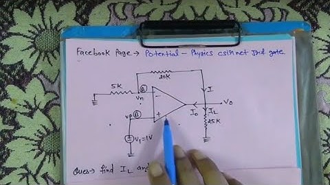 Operational Amplifier Questions | CSIR-NET | POTENTIAL G