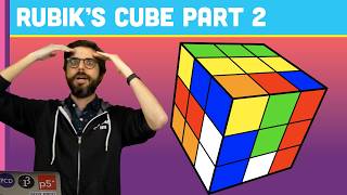 Coding Challenge #142: Rubik's Cube Part 2 screenshot 4