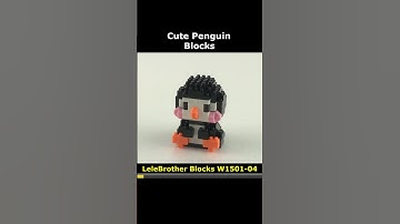 Penguin W1501-04 Mini Blocks Preview #lego #brick #miniblock #nanoblock #block