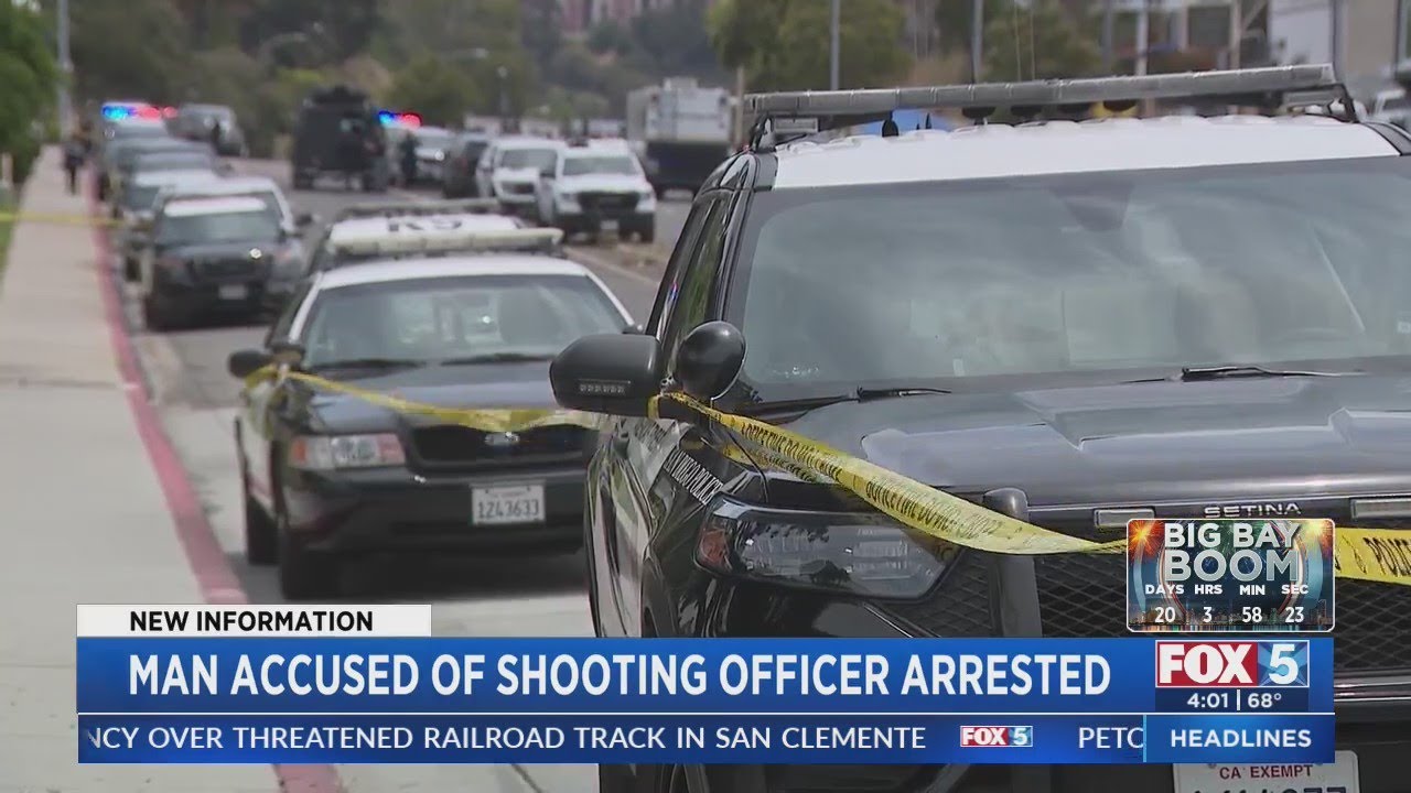 Man Suspected Of Shooting SDPD Officer Arrested - YouTube