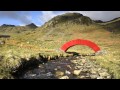 The Red Paper Bridge in the Grisedale Valley