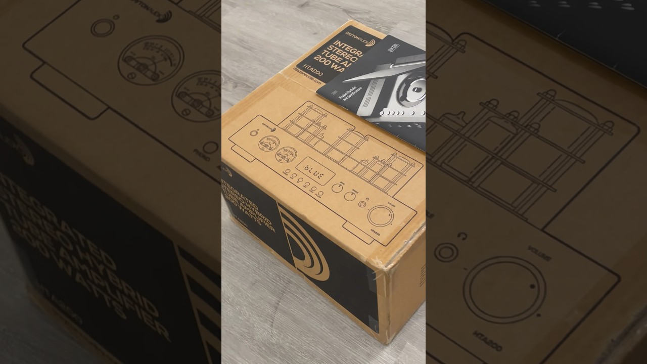 🔊 Dayton Audio HTA200 Integrated Stereo Hybrid Tube Amplifier 👽✌🏼