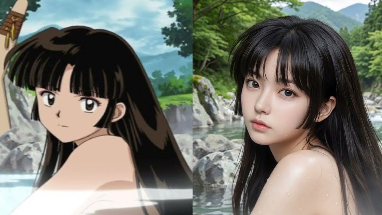 [Inuyasha] 산고! 이누야샤 핵심 캐릭터 실사화 l 犬夜叉 主要キャラクター 実写化 #liveaction #anime #aivideo