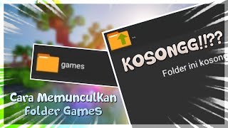 CARA MEMUNCULKAN FOLDER GAMES MINECRAFT 1.18 TERBARU 2022!! - Minecraft PE