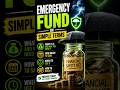 Emergency Fund in Simple Terms #emergencyfund #savingmoney #personalfinance #money #financialrelief