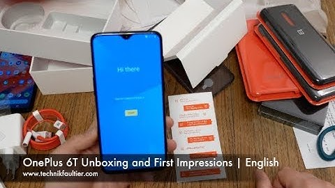OnePlus 6T Unboxing and First Impressions | English