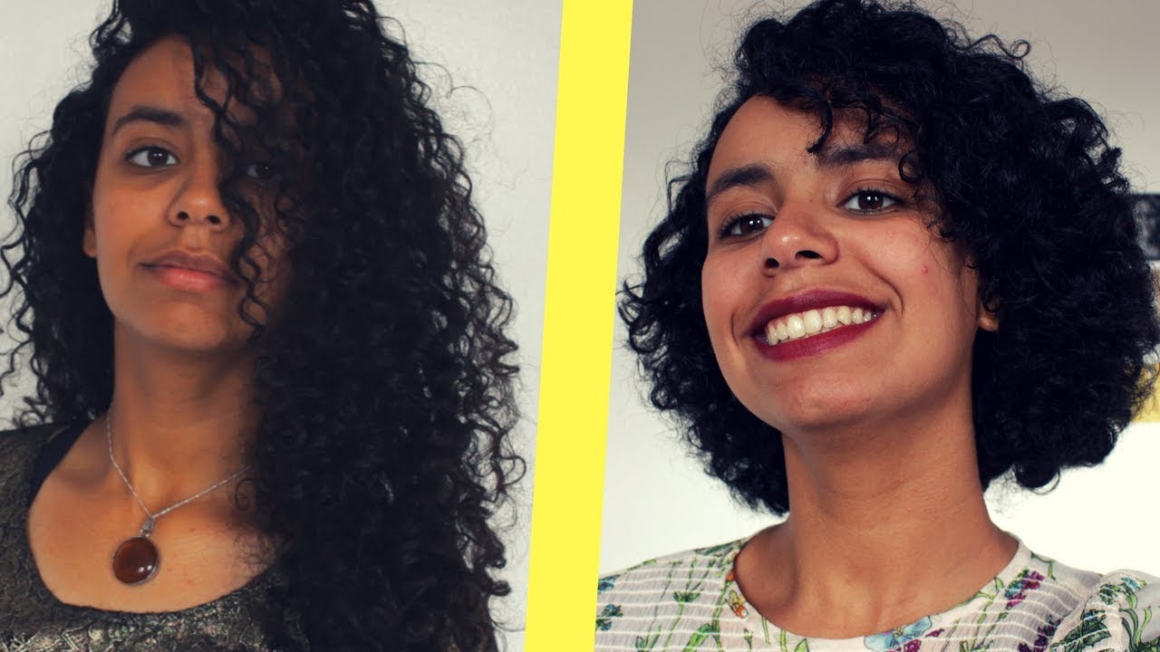 I Cut My Curly Hair From Long To Short Talking To Myself Youtube