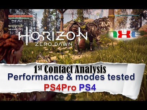 Vidéo: Analyse Des Performances PS4 Pro: Horizon Zero Dawn