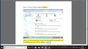 Set up StrongVPN SSTP in Windows 7