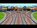 🔮 Impossible Railroad Crossing | Who Survives the Collision?