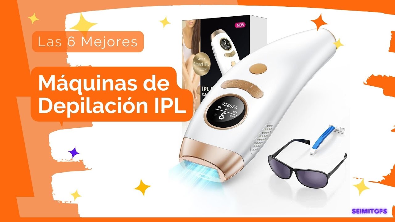 💥🧡 6 Mejores Depiladoras de Luz Pulsada IPL en casa y portátil Láser