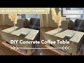 DIY Concrete Coffee Table 🤍 | Two Tier | Restoration Hardware Inspired ✨